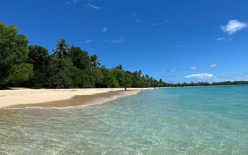 La plage des Salines