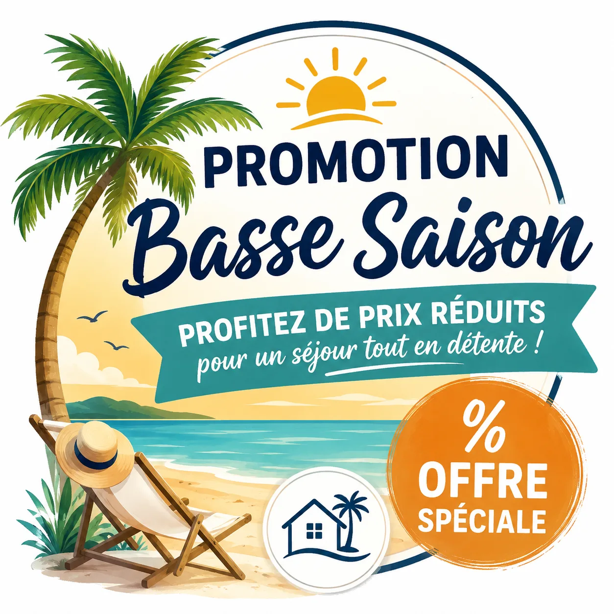 PROMOTION -15% sur notre tarif BASSE SAISON